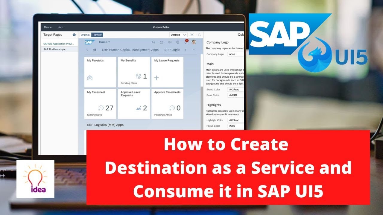 How To Create Destination As A Service and Consume It In SAP UI5 | SAP | UI5