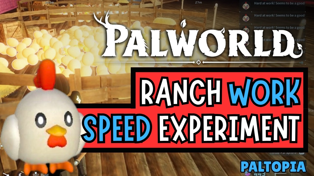 Does Work Speed Impact Ranch Farming in Palworld?