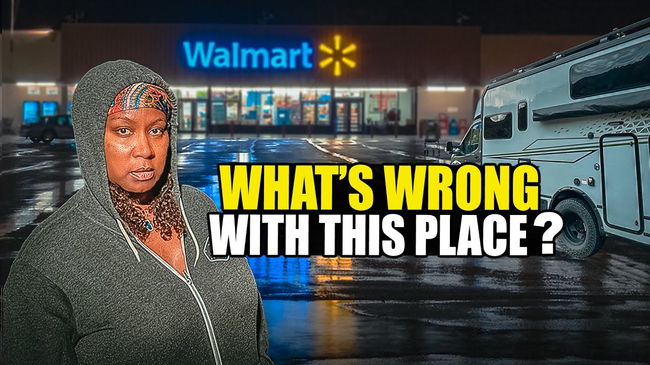 Все нас предупреждали не оставаться на ночь в Walmart… Но мы всё-таки остались.
