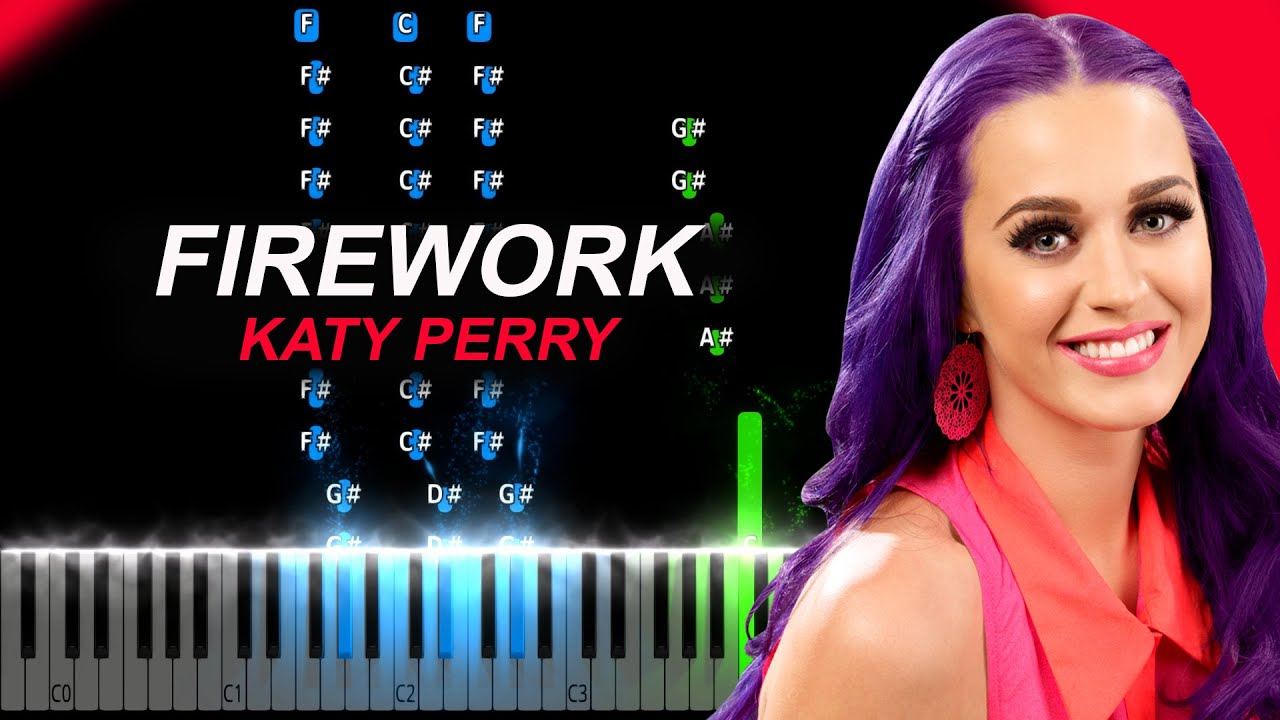 Katy Perry - Firework Piano Tutorial