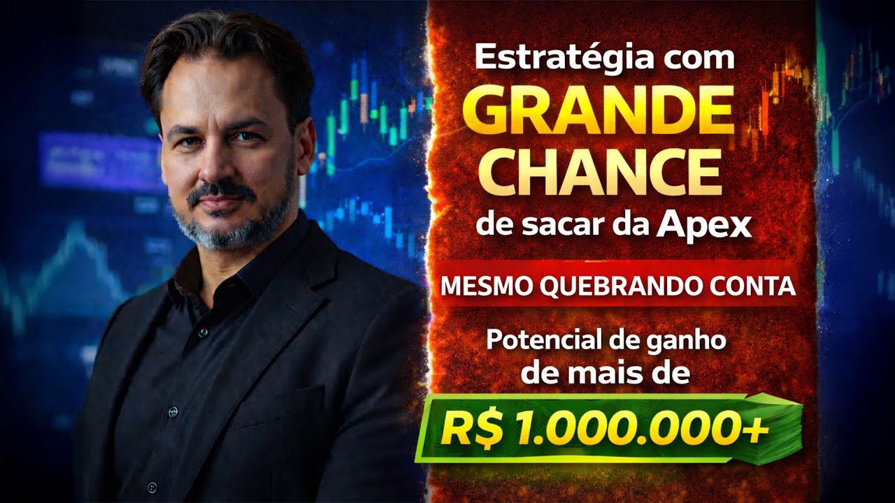 Estrat&eacute;gia com GRANDE CHANCE de sacar da Apex mesmo quebrando conta
