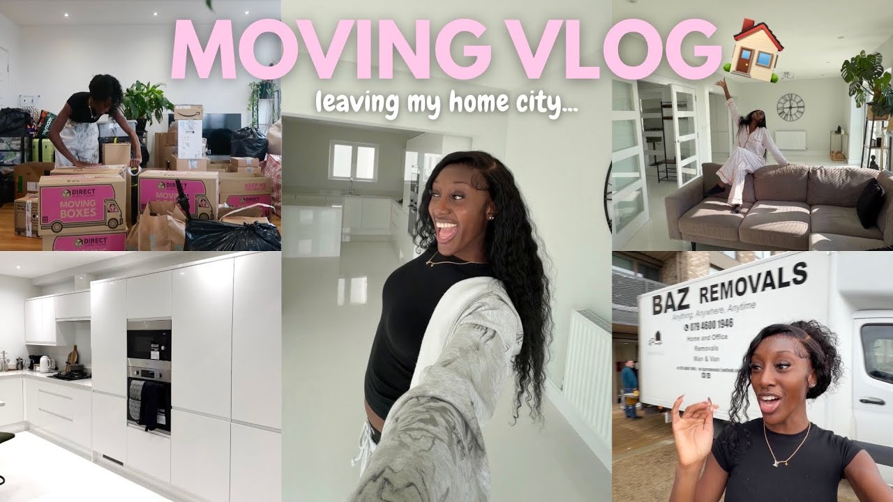 I've left London for good... | MOVING DAY VLOG!!🏠