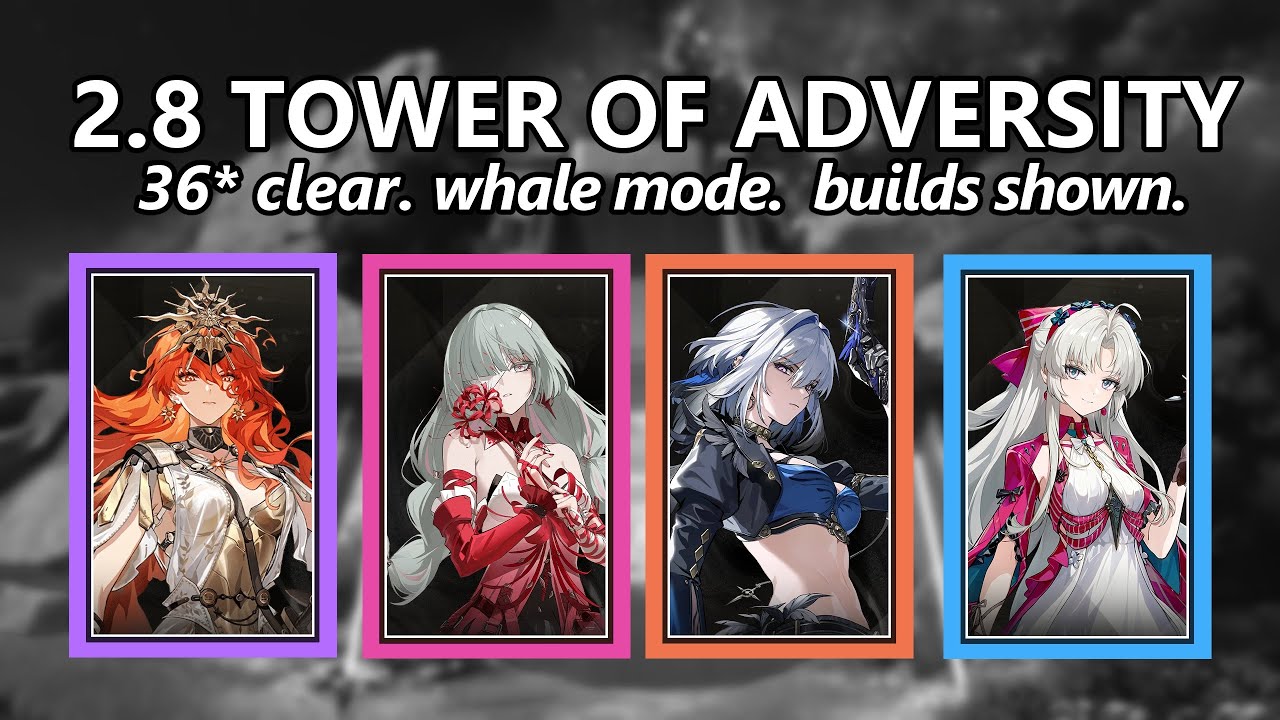 2.8 Tower of Adversity + Builds | S6 Augusta S6 Phrolova S6 Galbrena S6 Carlotta | Wuthering Waves