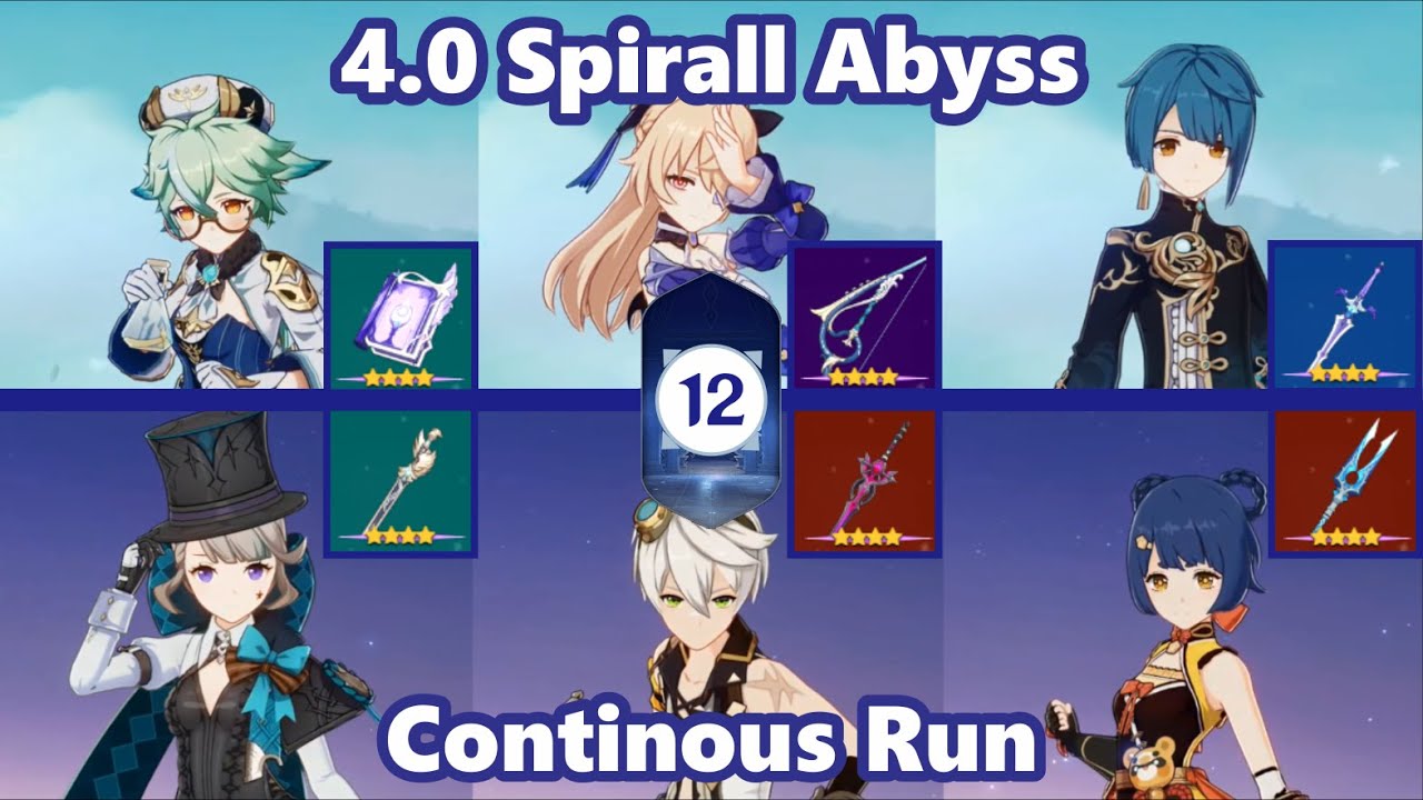 F2P Team Trio C6 Sucrose Taser & Trio C0 Lynette Mono Pyro | 4.0 Spirall Abyss