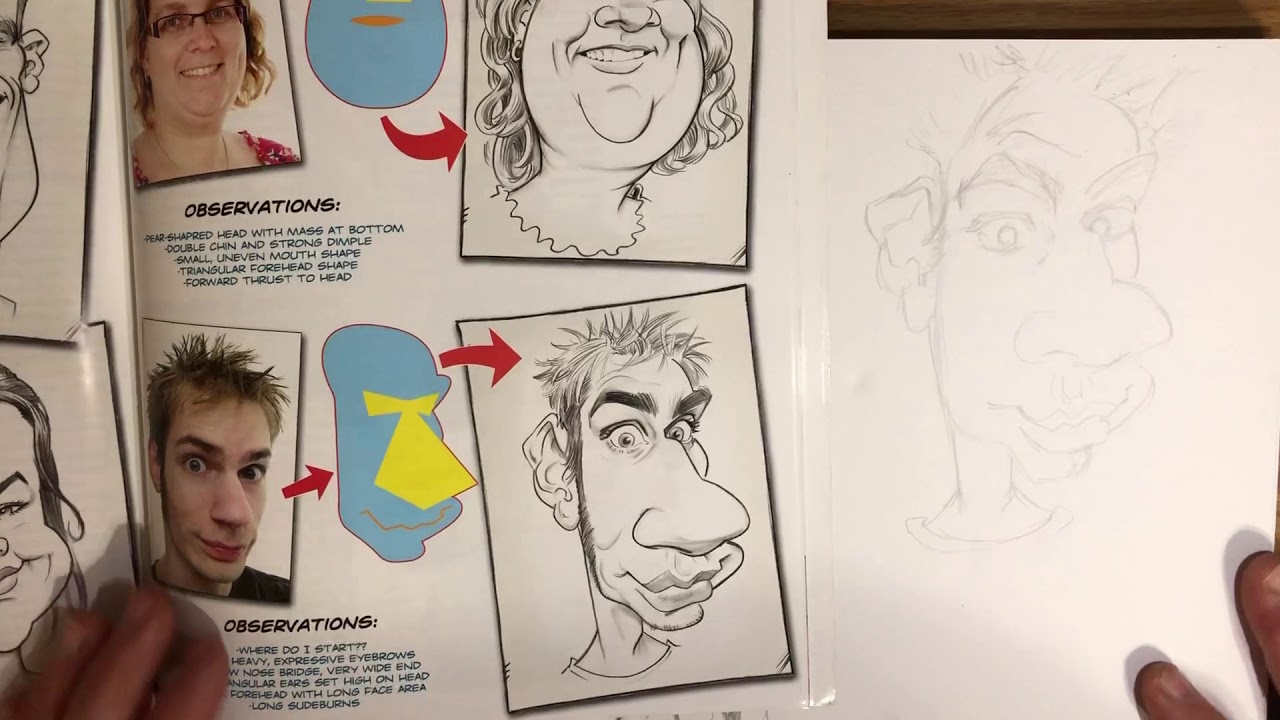 Drawing caricatures with Tom Richmond - 3