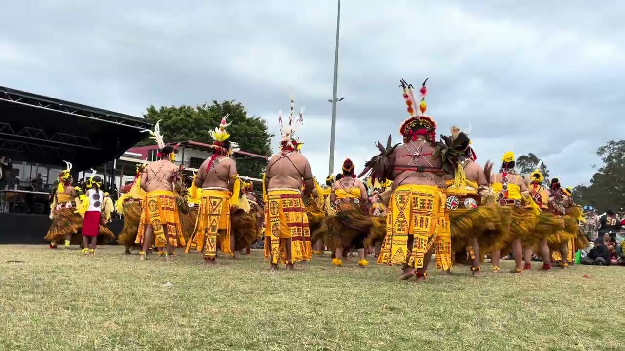 Kairuku performers at PNG 50th Independence Brisbane