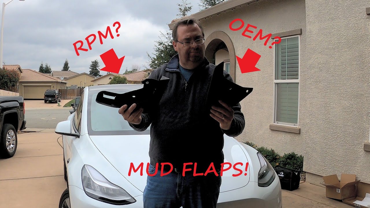 Model Y Mud Flap Install