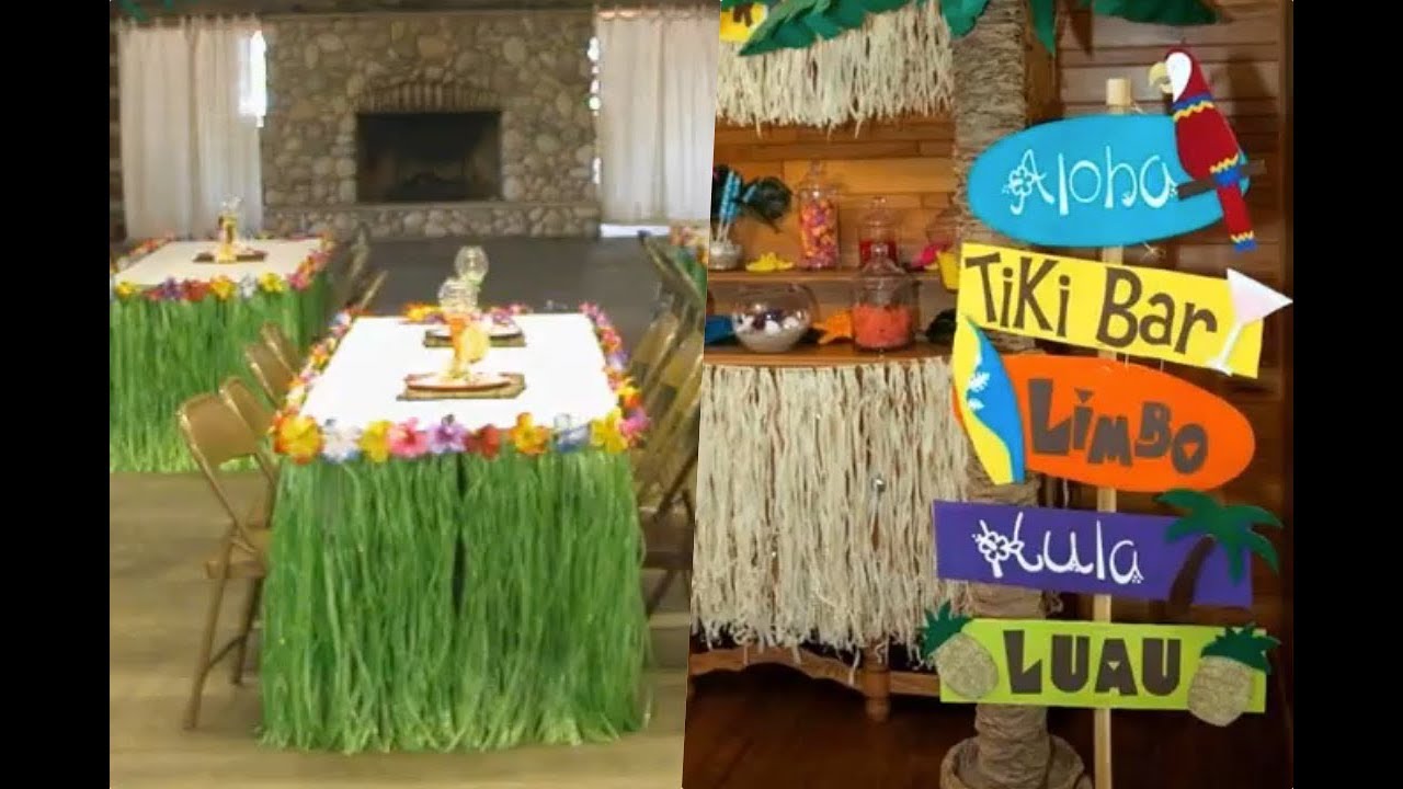 Decoracion de fiestas hawaianas