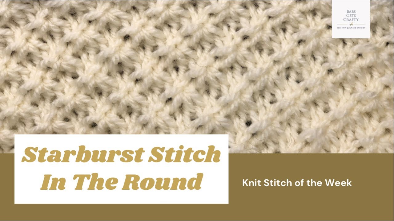 Stitch of The Week: Starburst in the Round