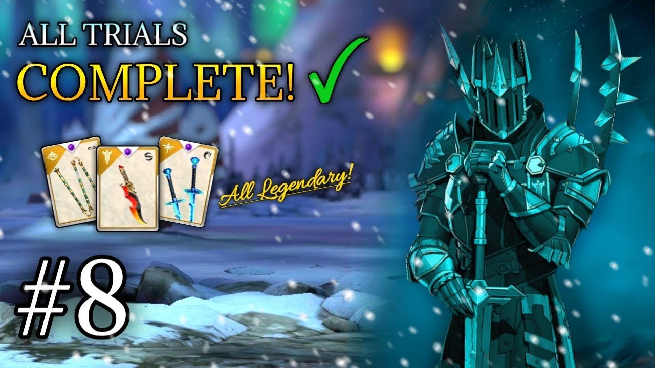Shadow Fight 3 *ALL TRIALS COMPLETE!* || Jewels Of The North ||  Gameplay [Part-8] 💯🔥