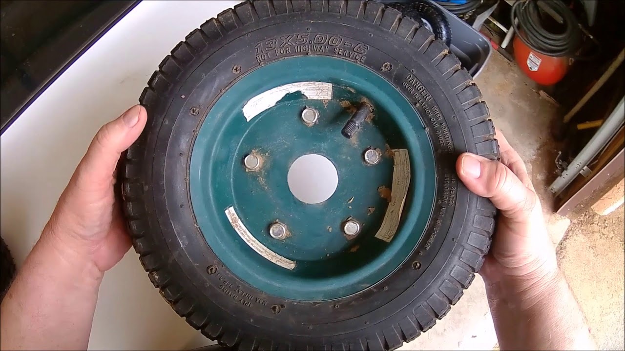 Sandusky Garden Utility Cart PART 3 - replacement Wheels/Tires
