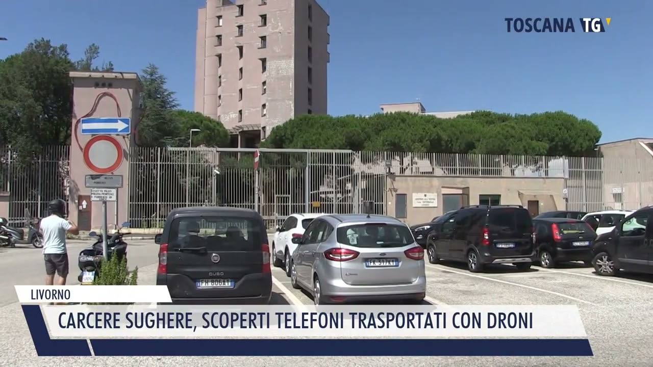 2026-01-13 LIVORNO - CARCERE SUGHERE, SCOPERTI TELEFONI TRASPORTATI CON DRONI