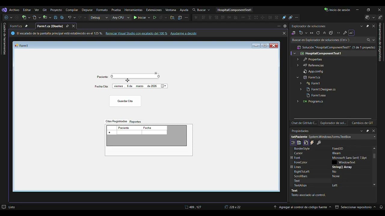 HospitalComponentTest1   Form1 cs   Microsoft Visual Studio 2026 03 06 21 18 18