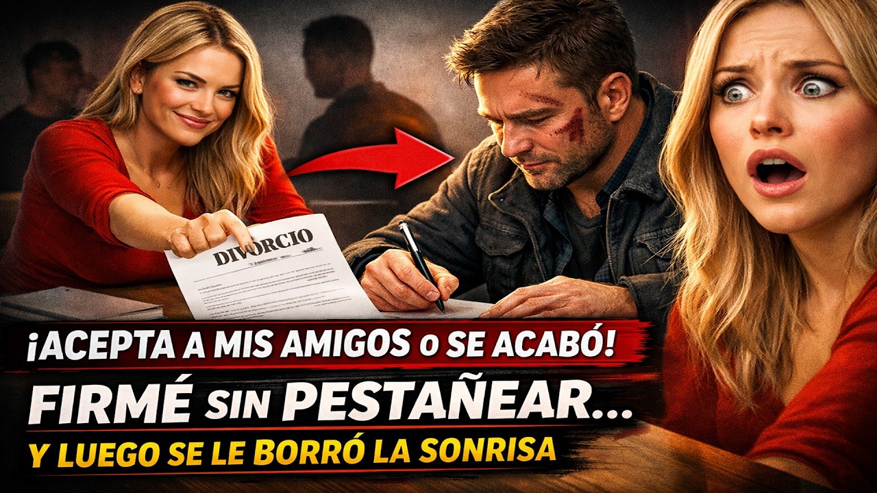 Mi Esposa Deslizó Los Papeles Del Divorcio Sobre La Mesa Con Una Sonrisa Burlona.....