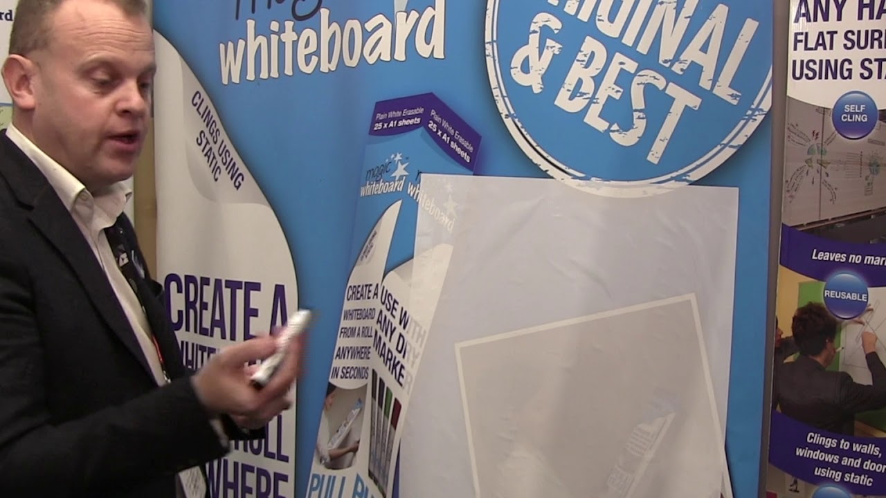 Dragons' Den Winners Magic Whiteboard - World's Best Selling Whiteboard Roll