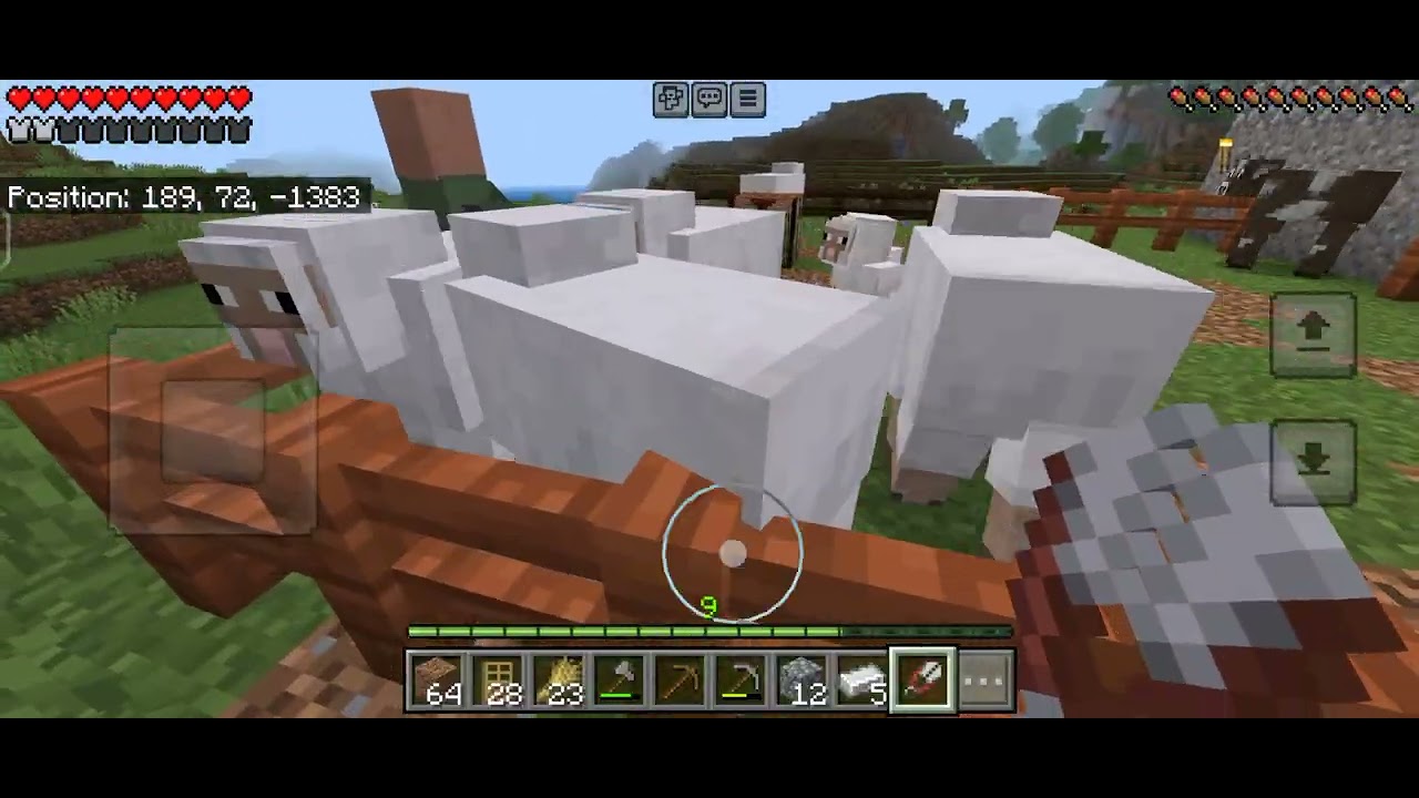 Villagers ko lut liya kya #minecraft #gaming #game 