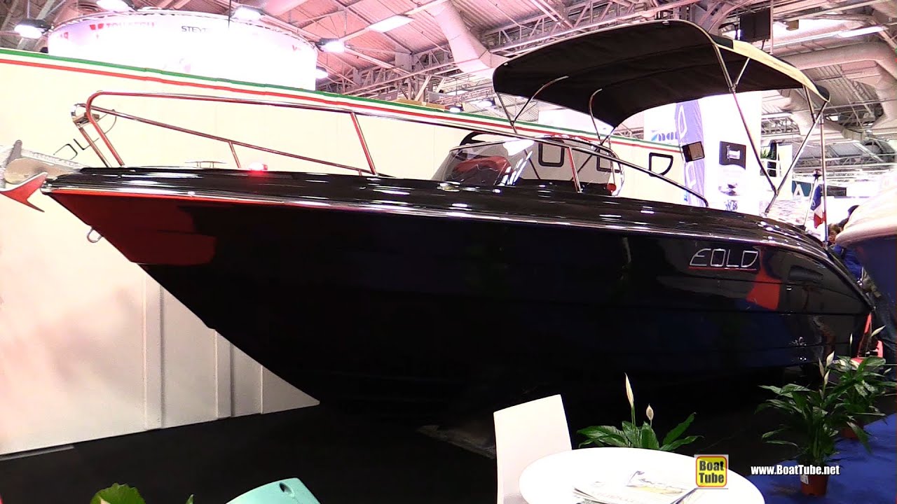 2016 Eolo 730 Day Motor Boat - Walkaround - 2015 Salon Nautique de Paris