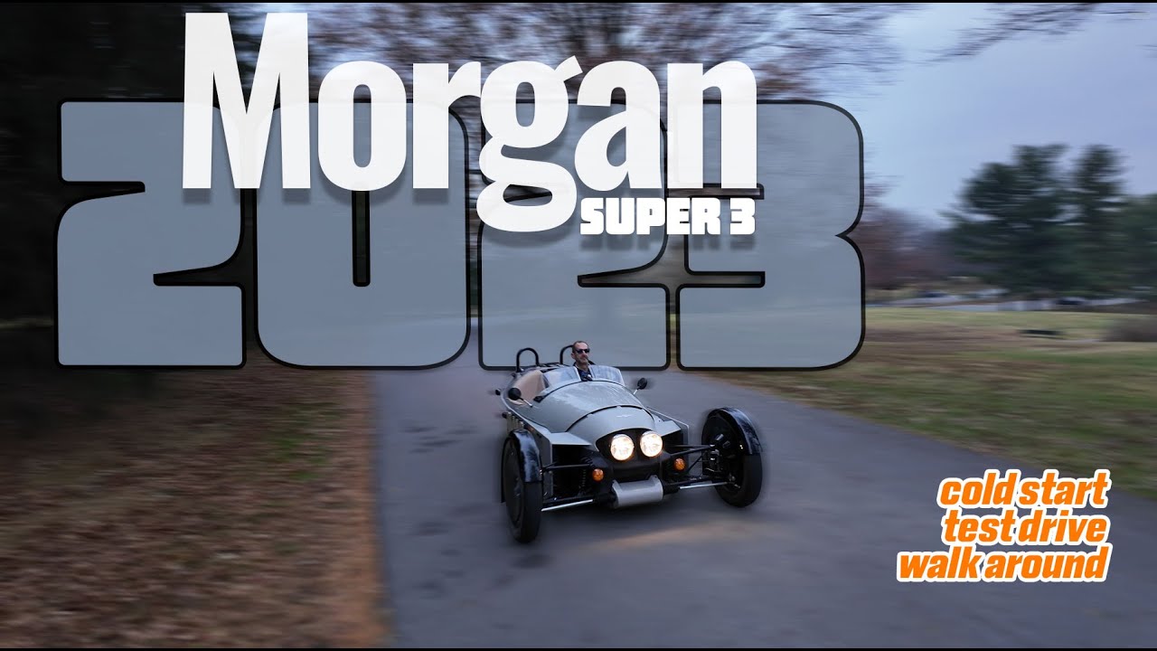 Morgan Super 3 – заводской шоу-кар ручной сборки! Эксклюзивный трёхколёсный автомобиль цвета «Сия...