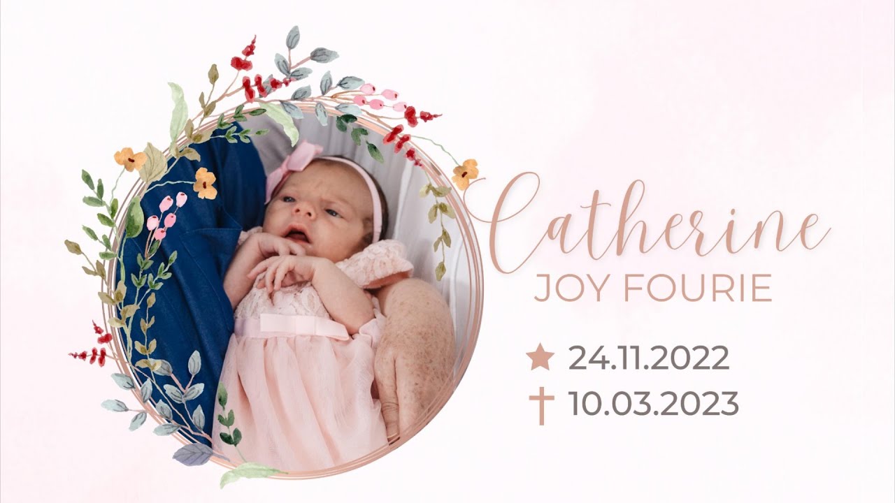 Abschiedsfeier von Catherine Joy Fourie