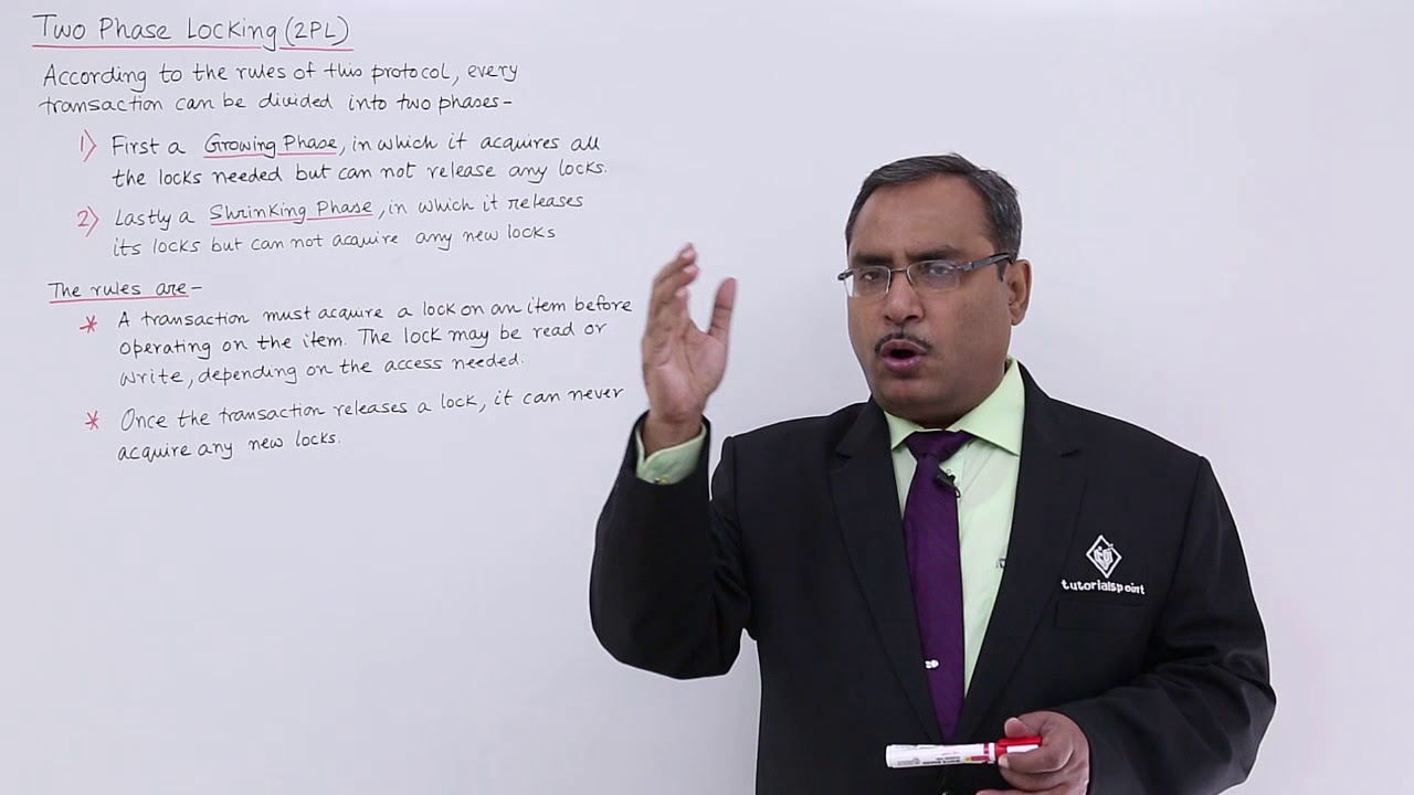 DBMS - Two Phase Locking