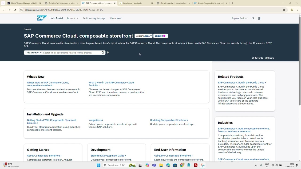 Installing SAP Commerce Cloud Composable Storefront on Windows 11: Complete Local Setup Guide
