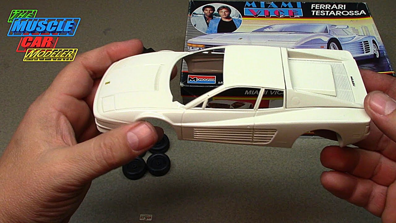 Monogram Miami Vice 1986 Ferrari Testarossa update 1
