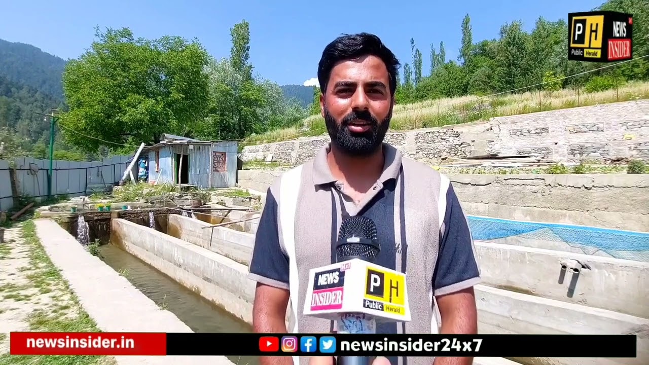 Kashmiri Youth Earns ₹15 Lakh Annually Through Trout Fish Farming,Sets Example for Unemployed Youth