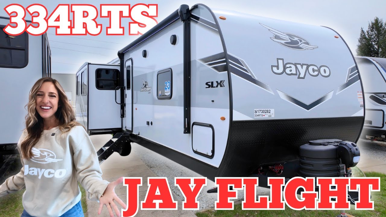 Самая большая гостиная в трейлере?! Тур Jay Flight 334RTS