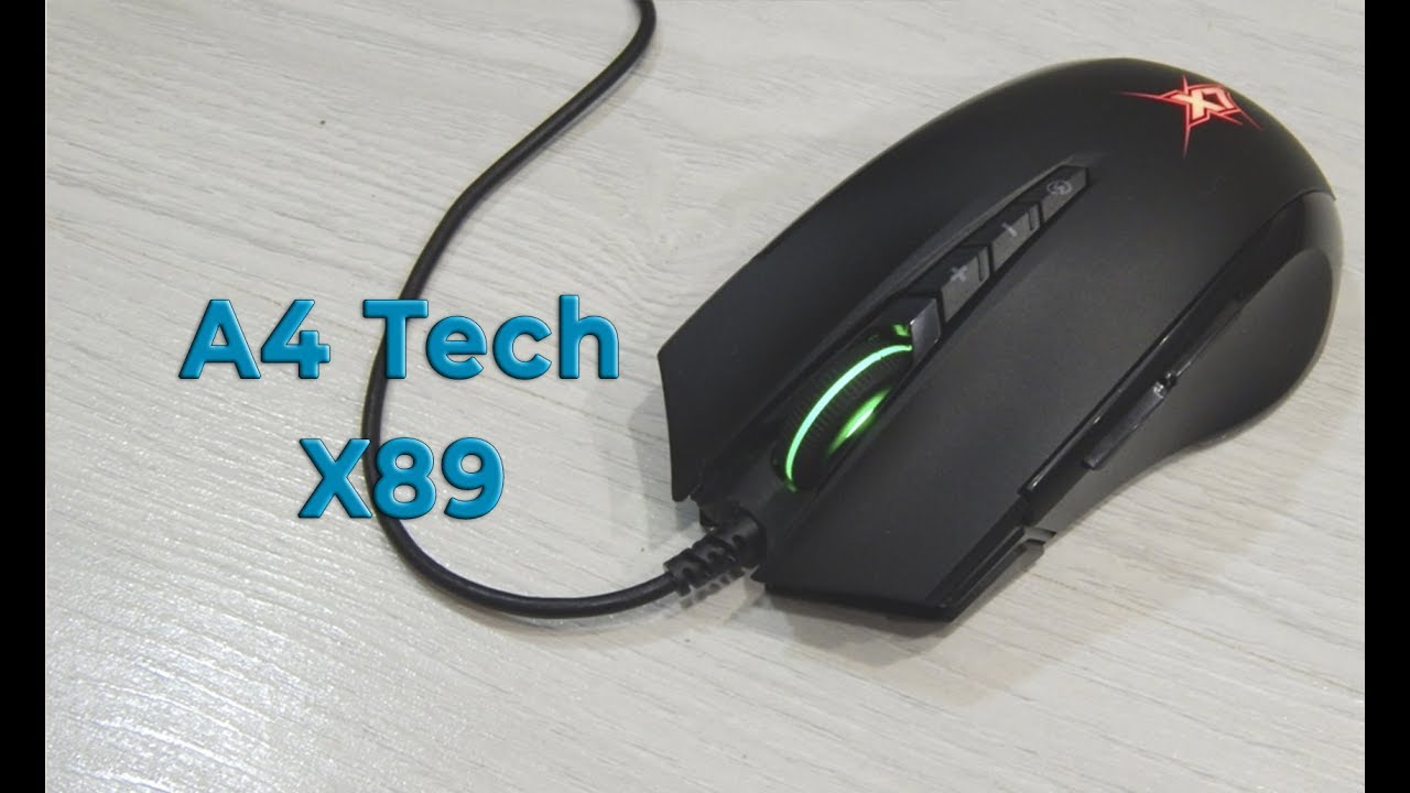 A4Tech X89 Black обзор мышки