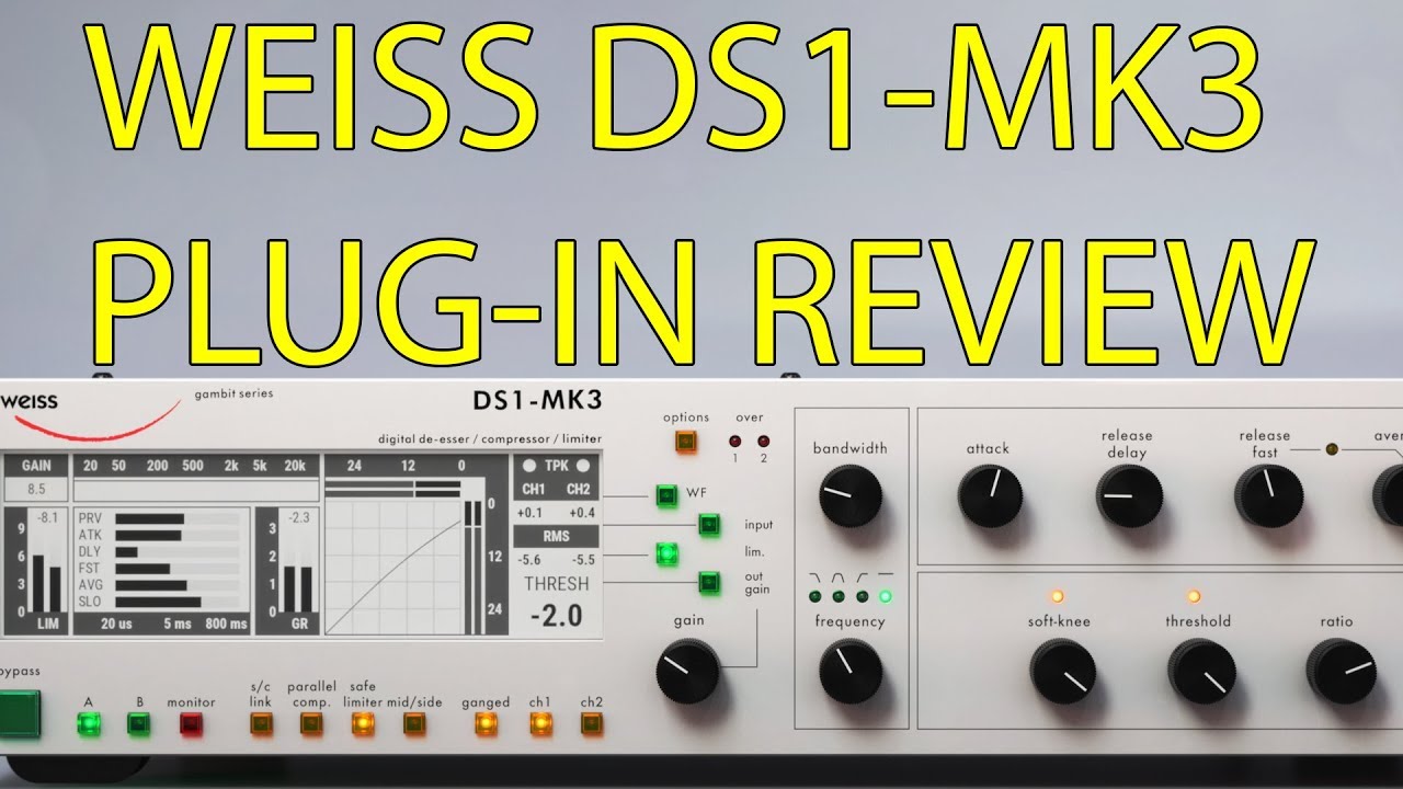 Weiss DS1-MK3 Plug-in Review $500 Software Compressor Worth It?