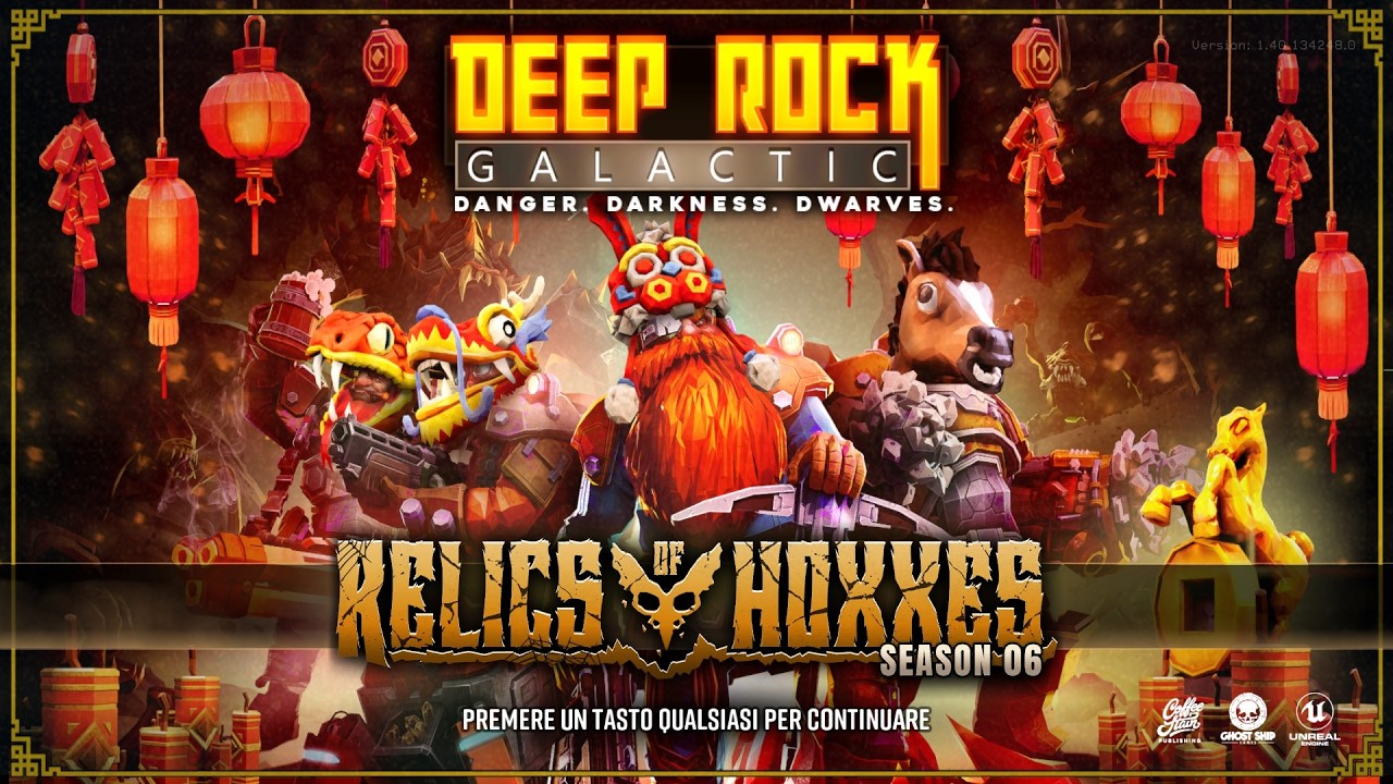 Deep Rock Galactic [ITA] SEASON 6 RELICS OF HOXXIES ! Incarico LUNAR FEST EVENT parte 2 ep. 6