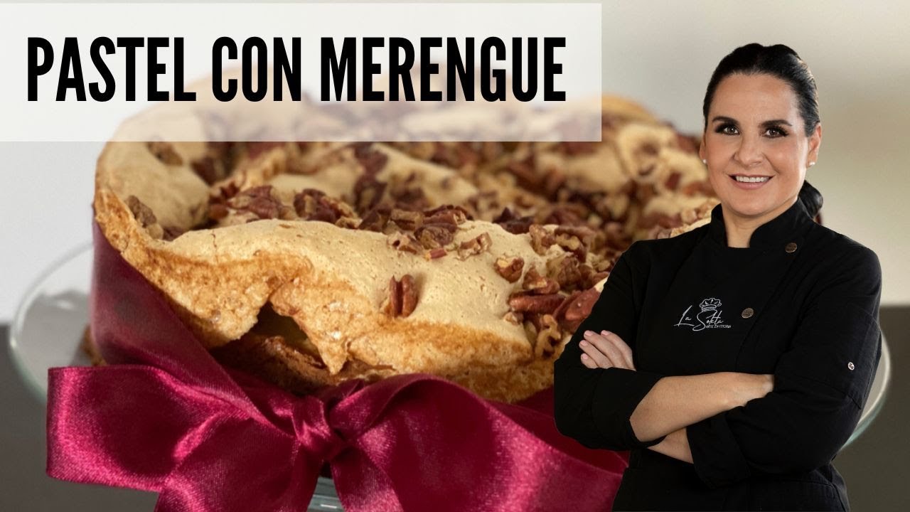 Prepara el mejor PASTEL CON MERENGUE para tu familia