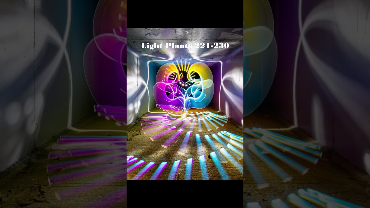 Long exposure light painting photography 