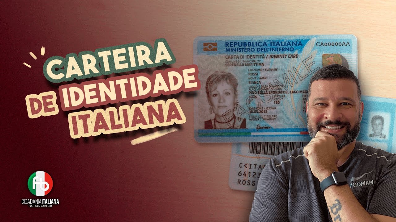 Carteira De Identidade Italiana Para Quem Já Tem a Cidadania