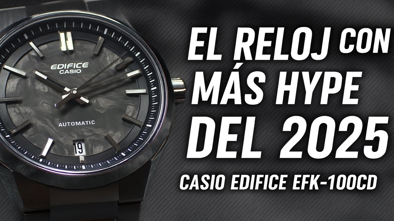 El Primer Casio Automático - Casio Edifice EFK-100CD-1A - Review en Español