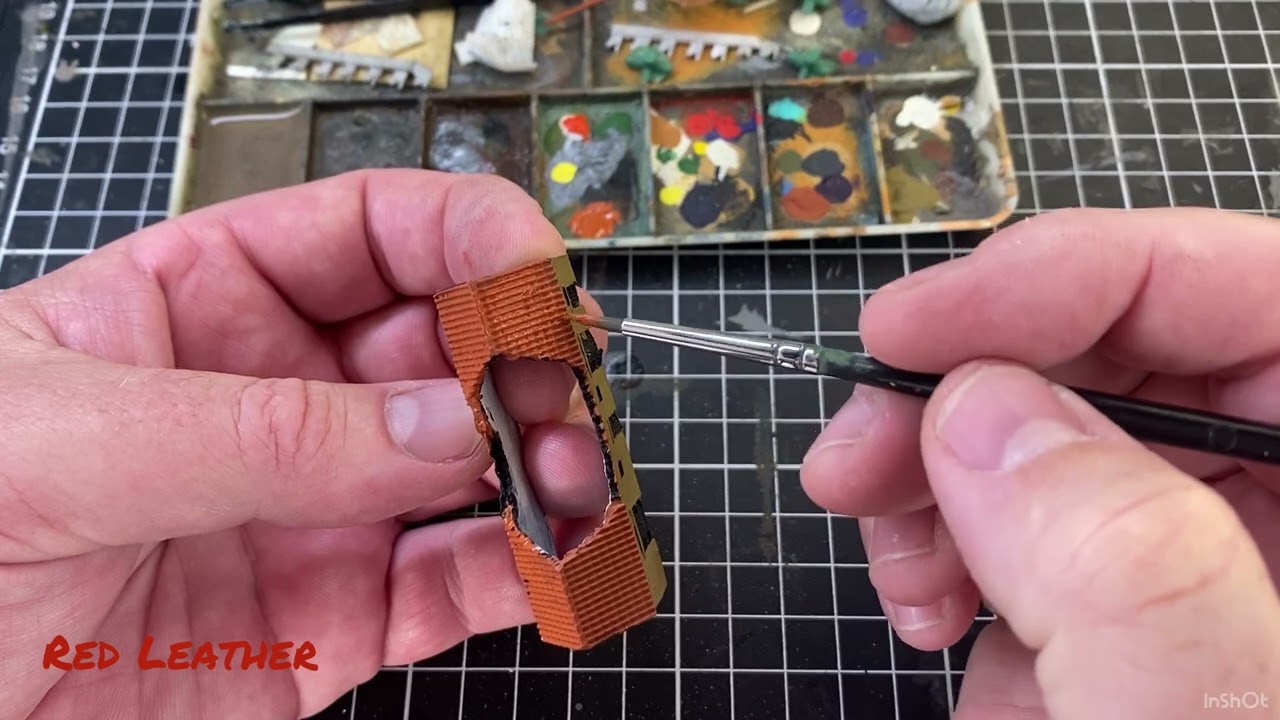 GHQ Micro Armour Terrain Maker, Bombed Barn, opening and painting part 1. 6mm or 1/285 war-game.