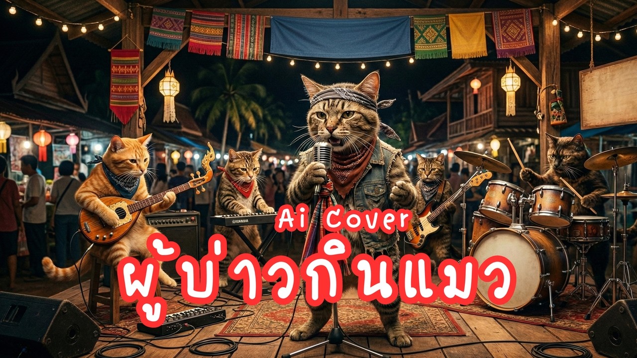 ผู้บ่าวกินแมว - [ Ai Cover ] | Thai Storytelling Hip Hop x Isan Soul
