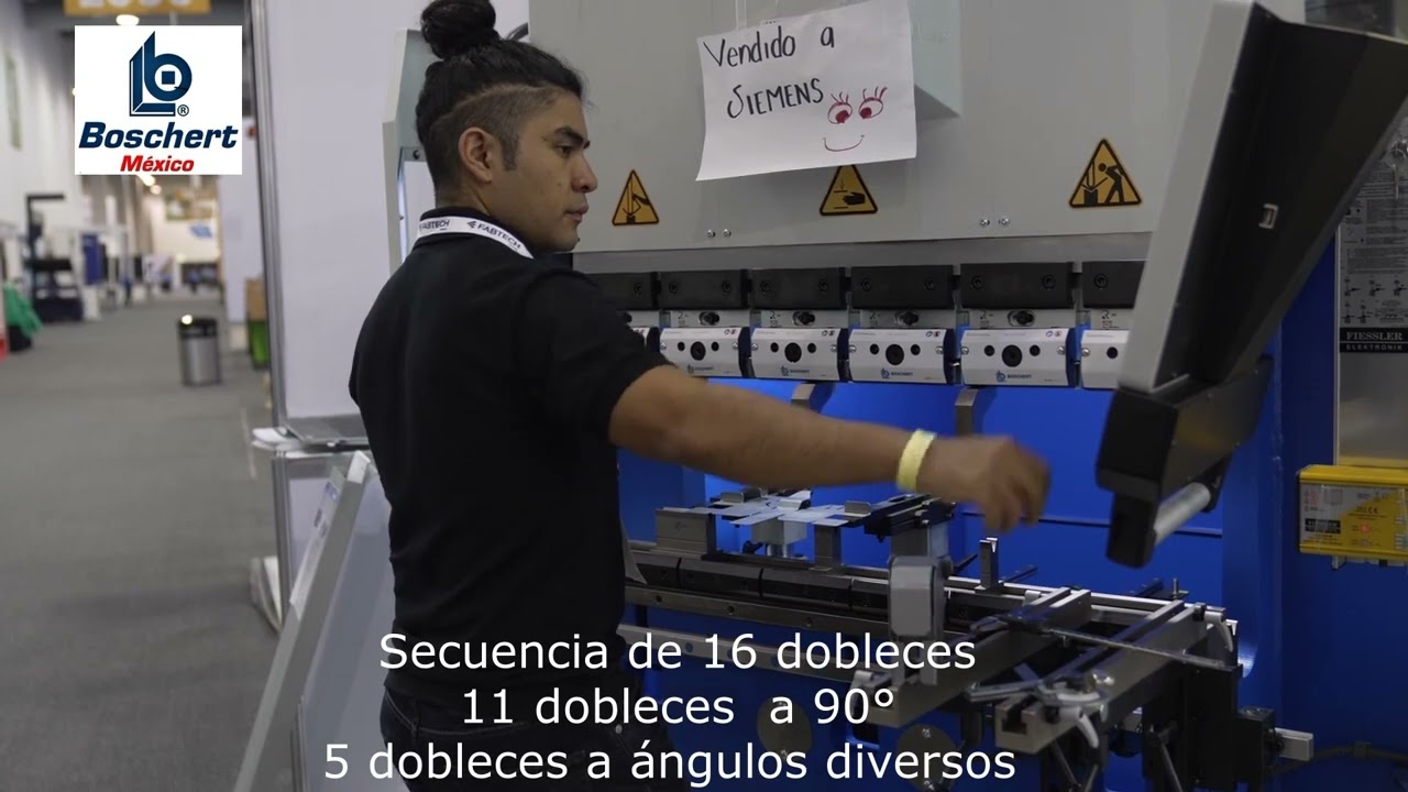 Fabtech México 2023, Boschert Dobladora Quick Bend 28- 100