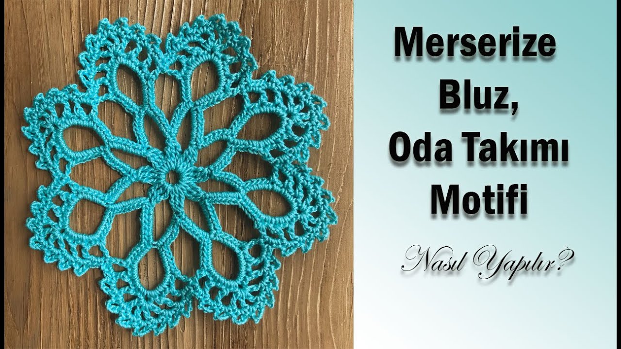 Merserize Bluz Motifi / Dantel Oda Motifi Nasıl Yapılır?