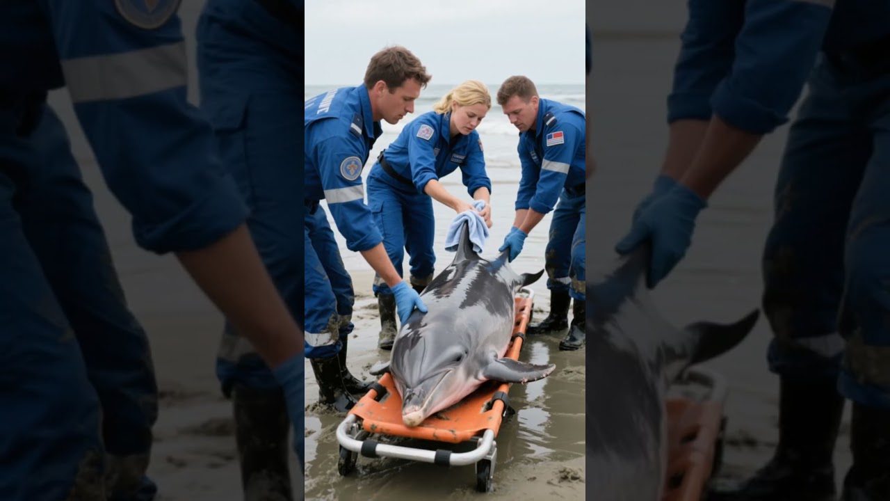 Guardians of the Ocean Saving a Stranded Dolphin