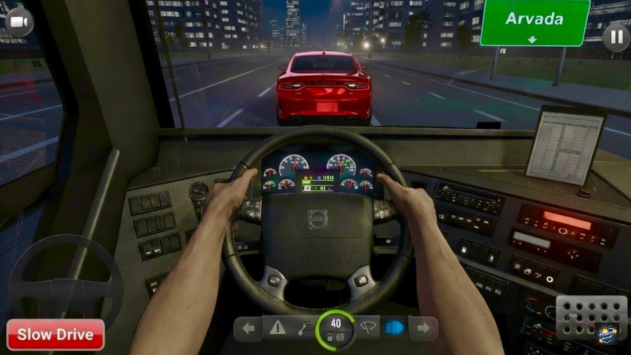 [POV] Driving From Arvada| Bus Simulator Ultimate| Slow Drive | Late Night Drive