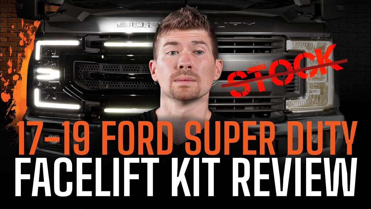 20-22 Style Facelift for 17-19 Super Duty Trucks | XB LED Headlight & XBG LED Grille Installation