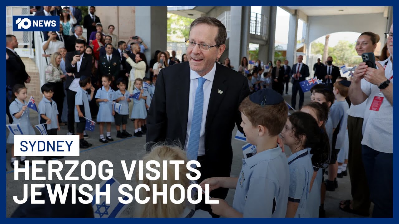 Israeli President Isaac Herzog Visits Jewish School In Sydney | 10 News