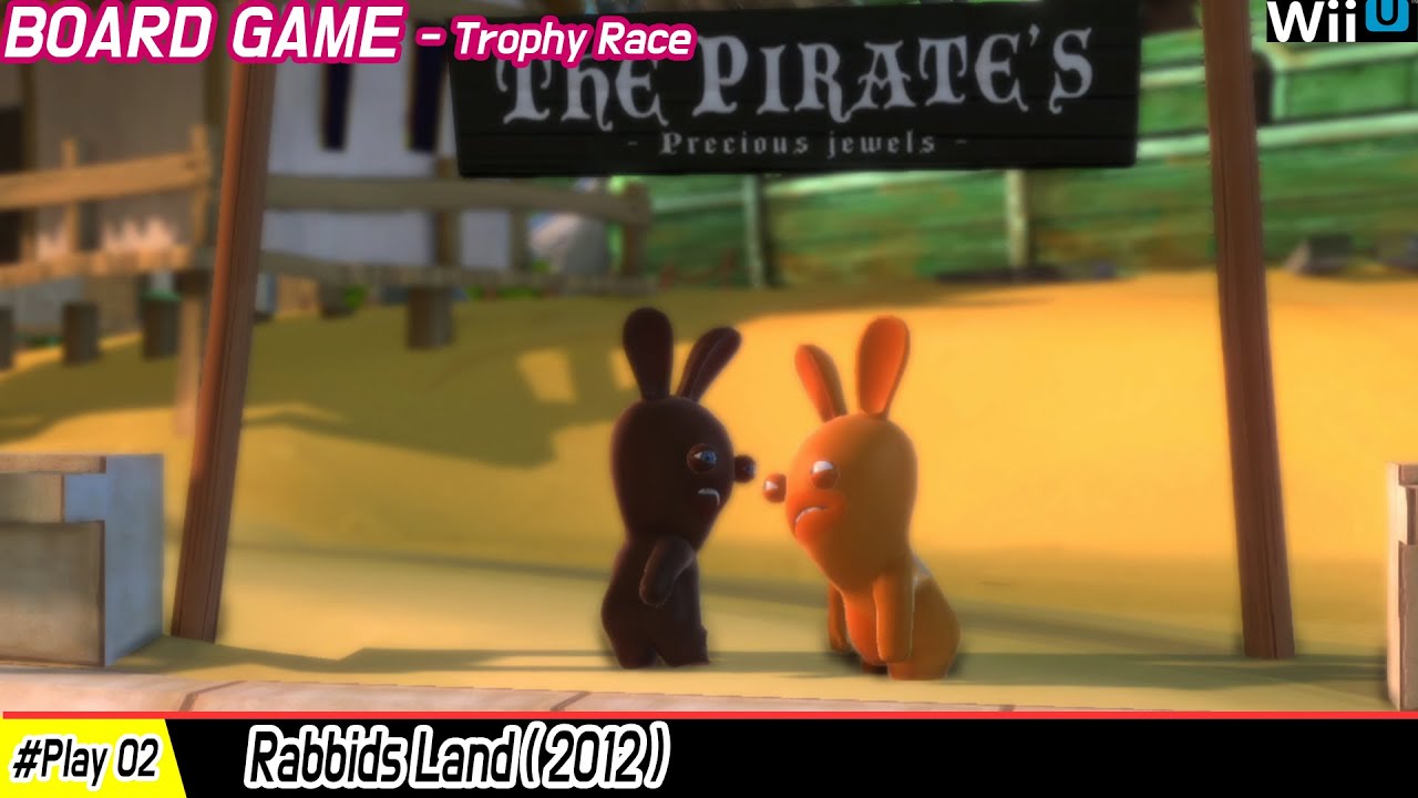 [Wii U] Rabbids Land (2012) - Play movies #002 - Board Game