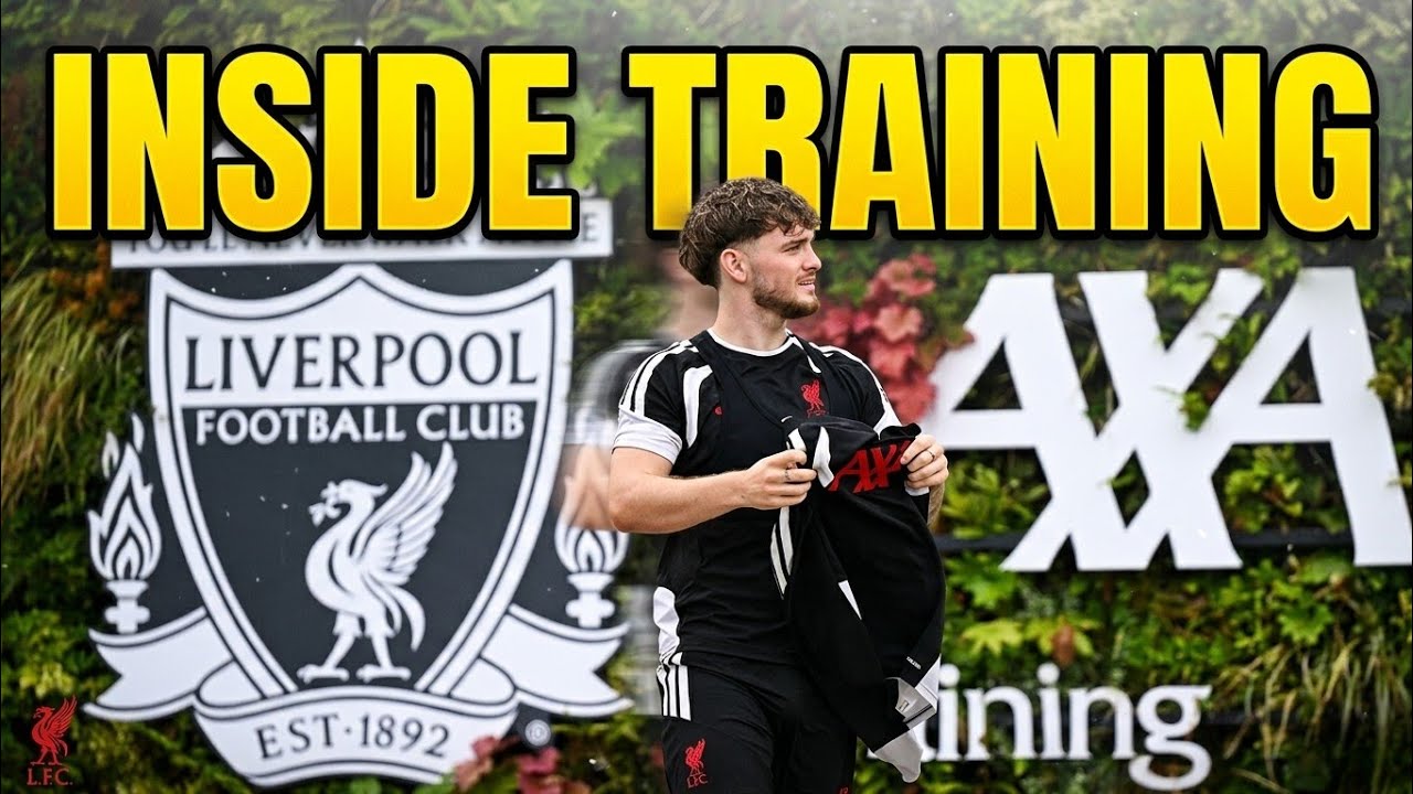 Inside Training Liverpool FC.