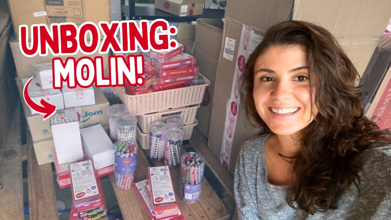 UNBOXING: REPOSIÇÃO DOS ESTOJOS MAIS VENDIDOS DO SITE! MOLIN É A MARCA MAIS VENDIDA DA UNICÓRNIO.