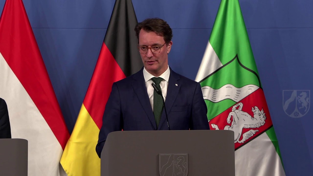 Live: Pressekonferenz mit Ministerpräsident Hendrik Wüst und Ministerpräsident Dick Schoof