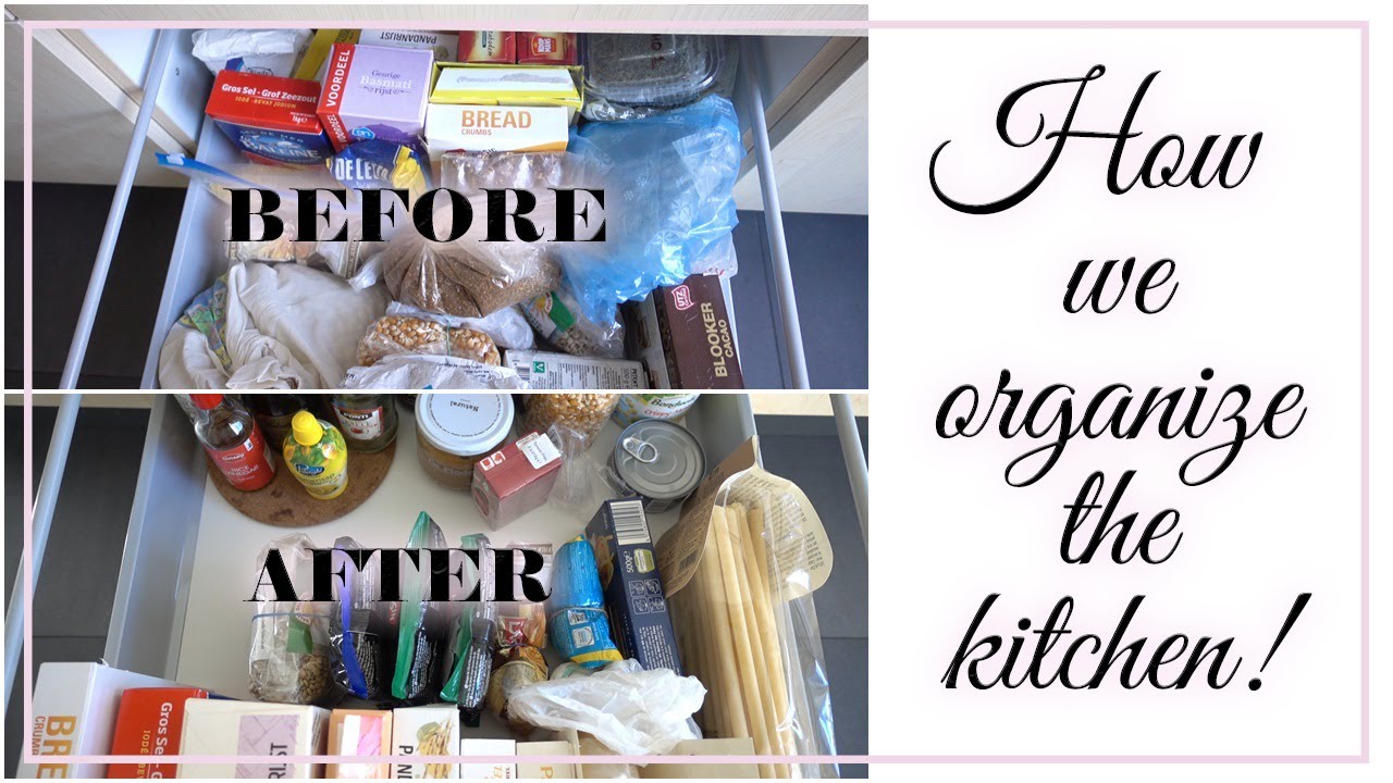 How we organize the kitchen!