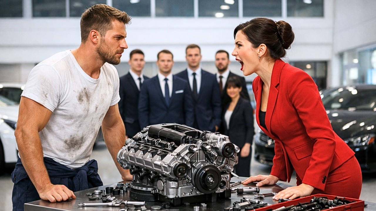 They Mocked the Poor Single Dad Mechanic — Then He Spoke Japanese and Stunned the Billionaire