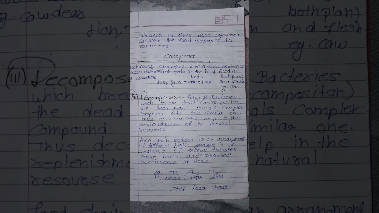 class 10 science our environment better notes 